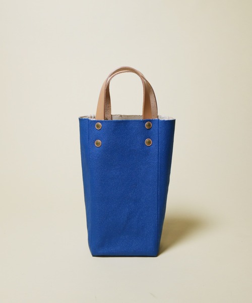 THE SUPERIOR LABOR（シュペリオールレイバー）の「paint canvas bag S（トートバッグ・メンズ・ホワイト/グリーン/ブルー・FREE）」の3枚目の写真