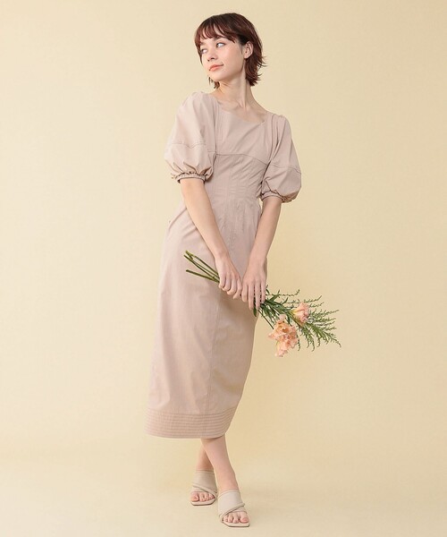 DEICY（デイシー）の「バルーンスリーブステッチワンピース 