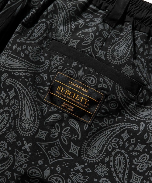 Subciety(サブサエティ)の「PAISLEY COACH SHORTS(その他パンツ・メンズ・ブラック/ブルー・MEDIUM/LARGE/X-LARGE)」の9枚目の写真