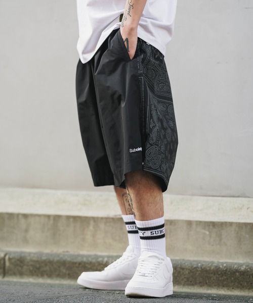 Subciety(サブサエティ)の「PAISLEY COACH SHORTS(その他パンツ・メンズ・ブラック/ブルー・MEDIUM/LARGE/X-LARGE)」の12枚目の写真