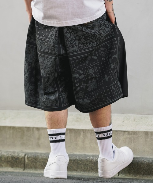 Subciety(サブサエティ)の「PAISLEY COACH SHORTS(その他パンツ・メンズ・ブラック/ブルー・MEDIUM/LARGE/X-LARGE)」の15枚目の写真