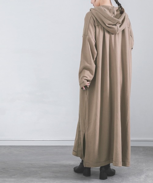 osharewalker（オシャレウォーカー）の「『スウェットロングパーカー』（パーカー・レディース・ブラック/モカ/杢グレー・FREE）」の16枚目の写真