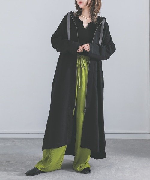 osharewalker（オシャレウォーカー）の「『スウェットロングパーカー』（パーカー・レディース・ブラック/モカ/杢グレー・FREE）」の13枚目の写真