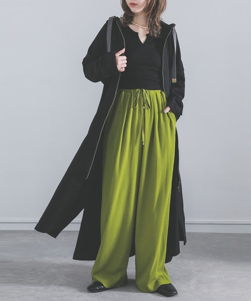 osharewalker（オシャレウォーカー）の「『スウェットロングパーカー』（パーカー・レディース・ブラック/モカ/杢グレー・FREE）」の14枚目の写真