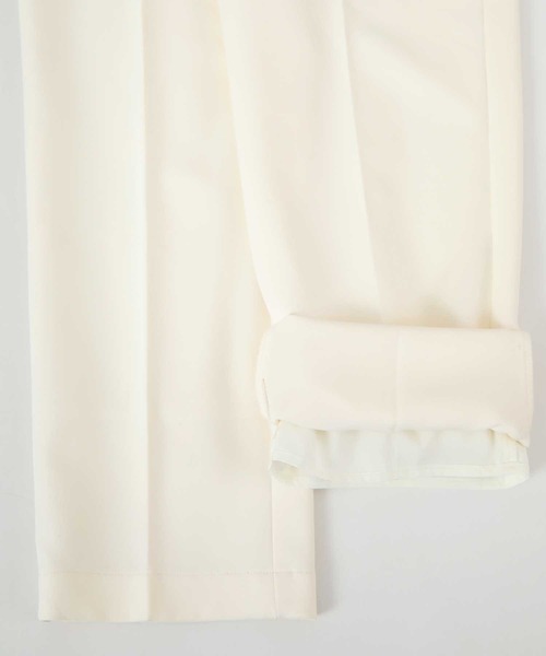 UR'S（ユアーズ）の「ハイウエストセンタープレスパンツ（その他パンツ・レディース・オフホワイト/ピンク/ネイビー/ブラック/ボルドー・S/M/L）」の10枚目の写真