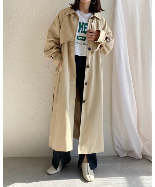 She's Closet(シーズクローゼット)の「裏毛ビッグシルエットカレッジロゴプリント長袖プルオーバースウェット(スウェット・レディース・グリーン/レッド/グレー/ネイビー・FREE)」の18枚目の写真
