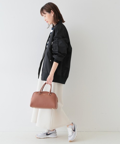 SLOBE IENA(スローブイエナ)の「《WEB限定》ダブルクロスフレアスカート◆(スカート・レディース・ブラック/ナチュラル・40/36/38)」の19枚目の写真