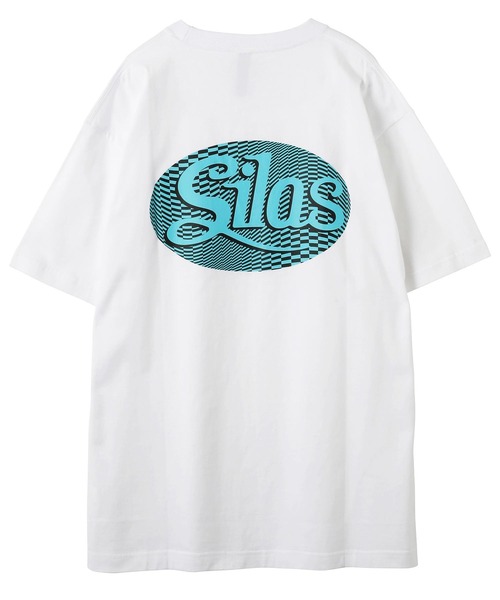 SILAS(サイラス)の「S/S CURSIVE LOGO PRINT TEE サイラスカーシヴロゴプリント半袖Tシャツ(Tシャツ/カットソー・メンズ・ブラック/ライトブルー/ホワイト・M/XL/L)」の9枚目の写真