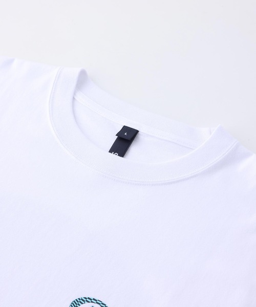 SILAS(サイラス)の「S/S CURSIVE LOGO PRINT TEE サイラスカーシヴロゴプリント半袖Tシャツ(Tシャツ/カットソー・メンズ・ブラック/ライトブルー/ホワイト・M/XL/L)」の10枚目の写真