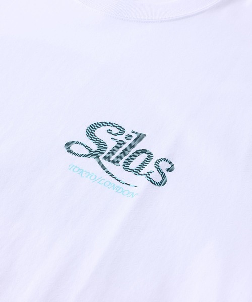 SILAS(サイラス)の「S/S CURSIVE LOGO PRINT TEE サイラスカーシヴロゴプリント半袖Tシャツ(Tシャツ/カットソー・メンズ・ブラック/ライトブルー/ホワイト・M/XL/L)」の11枚目の写真