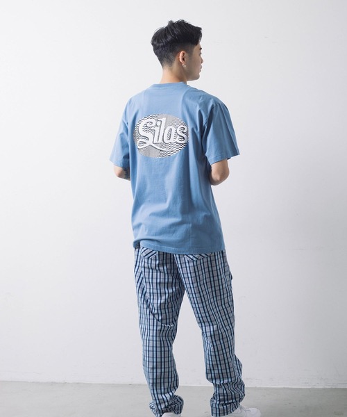 SILAS(サイラス)の「S/S CURSIVE LOGO PRINT TEE サイラスカーシヴロゴプリント半袖Tシャツ(Tシャツ/カットソー・メンズ・ブラック/ライトブルー/ホワイト・M/XL/L)」の20枚目の写真