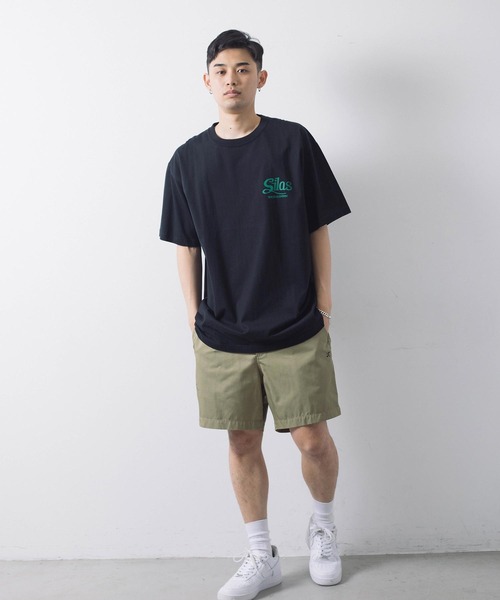 SILAS(サイラス)の「S/S CURSIVE LOGO PRINT TEE サイラスカーシヴロゴプリント半袖Tシャツ(Tシャツ/カットソー・メンズ・ブラック/ライトブルー/ホワイト・M/XL/L)」の16枚目の写真