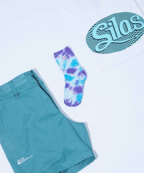 SILAS(サイラス)の「S/S CURSIVE LOGO PRINT TEE サイラスカーシヴロゴプリント半袖Tシャツ(Tシャツ/カットソー・メンズ・ブラック/ライトブルー/ホワイト・M/XL/L)」の21枚目の写真