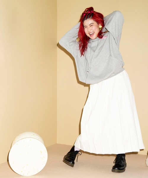 PUNYUS（プニュズ）の「TELEPHONEパーカー（パーカー・レディース・ホワイト/イエロー/杢グレー/グリーン・3/4）」の21枚目の写真