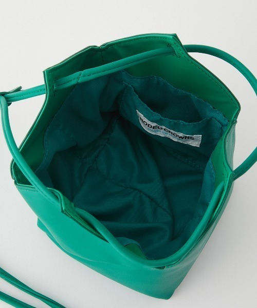 RODEO CROWNS WIDE BOWL（ロデオクラウンズワイドボウル）の「スクエアポシェット（ショルダーバッグ・レディース・ブラック/ピンク/グリーン・FREE）」の17枚目の写真