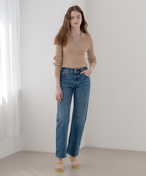 Levi's(リーバイス)の「Levi's/リーバイス 90'S 501(R) MAD LOVE(デニムパンツ・レディース・ダークインディゴブルー・23inch/24inch/25inch/26inch/27inch/28inch/29inch/30inch)」の17枚目の写真