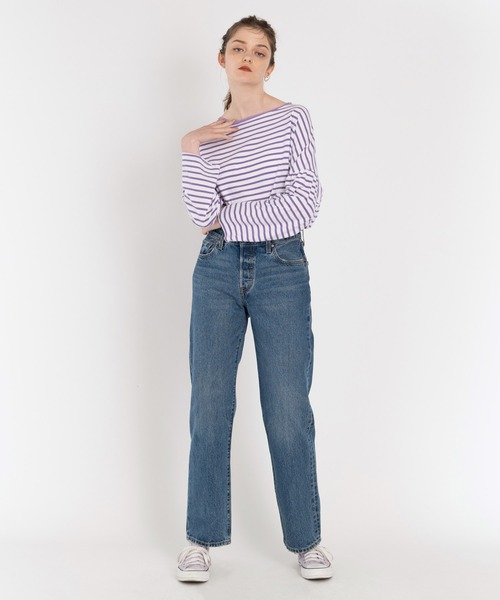 Levi's(リーバイス)の「Levi's/リーバイス 90'S 501(R) MAD LOVE(デニムパンツ・レディース・ダークインディゴブルー・23inch/24inch/25inch/26inch/27inch/28inch/29inch/30inch)」の11枚目の写真