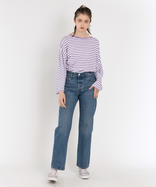 Levi's(リーバイス)の「Levi's/リーバイス 90'S 501(R) MAD LOVE(デニムパンツ・レディース・ダークインディゴブルー・23inch/24inch/25inch/26inch/27inch/28inch/29inch/30inch)」の13枚目の写真