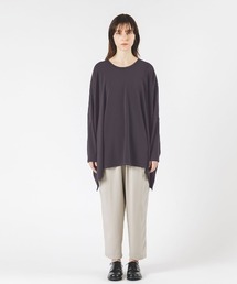 mizuiroind | mizuiro ind クルーネックワイドチュニック(チュニック)