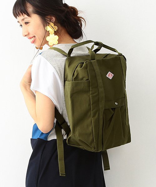 DANTON（ダントン）の「DANTON / バックパック（バックパック/リュック・レディース・ネイビー/マスタード/ブラック/カーキ/レッド/グレー/ダークグリーン・ONE SIZE）」の4枚目の写真