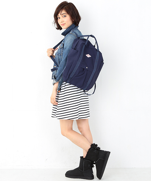 DANTON（ダントン）の「DANTON / バックパック（バックパック/リュック・レディース・ネイビー/マスタード/ブラック/カーキ/レッド/グレー/ダークグリーン・ONE SIZE）」の9枚目の写真