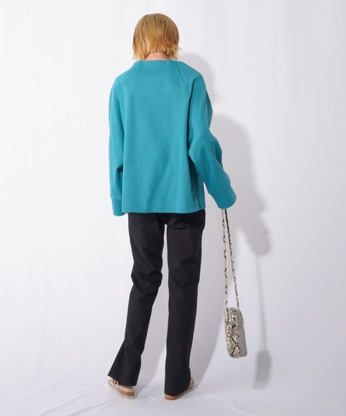 LUCA/LADY LUCK LUCA（ルカ/レディラックルカ）の「LC/LLL ウォッシャブルストレッチパンツ（スラックス・レディース・ブラック/チャコールグレー・36(S)/38(M)）」の5枚目の写真