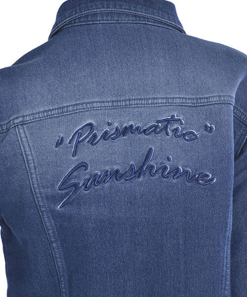 merry jenny(メリージェニー)の「カットデニム刺繍Gジャン(デニムジャケット・レディース・ブルー/インディゴブルー/ホワイト・FREE)」の9枚目の写真