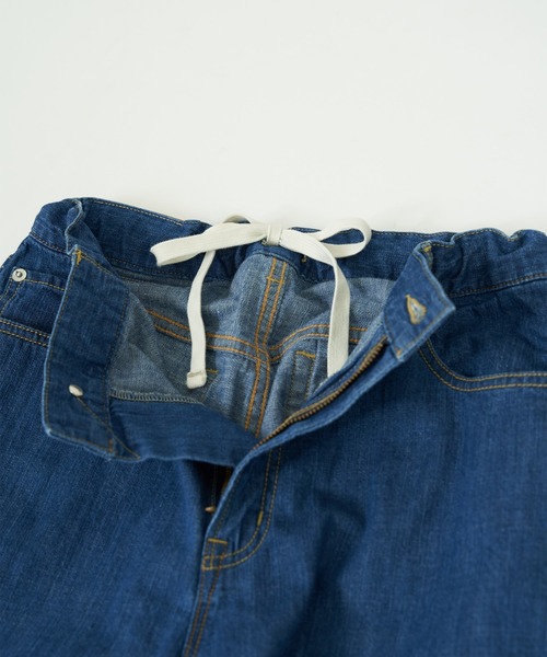 conges payes ADIEU TRISTESSE（コンジェ ペイエ アデュートリステス）の「８ozデニムパンツ（その他パンツ・レディース・ライトインディゴブルー/インディゴブルー・38/36）」の7枚目の写真