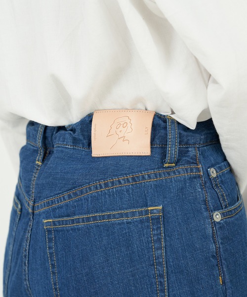 conges payes ADIEU TRISTESSE（コンジェ ペイエ アデュートリステス）の「８ozデニムパンツ（その他パンツ・レディース・ライトインディゴブルー/インディゴブルー・38/36）」の4枚目の写真