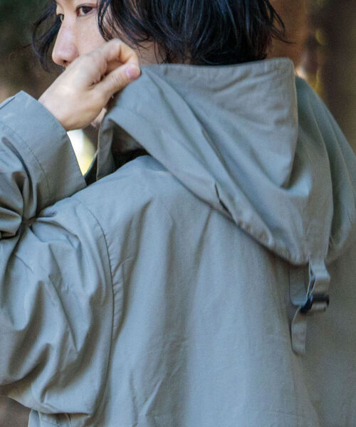 WILD THINGS（ワイルドシングス）の「【WILDTHINGS/ワイルドシングス】SUPPLEX NYLON CHAMOMIX JACKET シャモニージャケット マウンテンパーカー（マウンテンパーカー・メンズ・グレー/ブラック・X-LARGE/LARGE）」の4枚目の写真