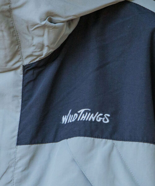 WILD THINGS（ワイルドシングス）の「【WILDTHINGS/ワイルドシングス】SUPPLEX NYLON CHAMOMIX JACKET シャモニージャケット マウンテンパーカー（マウンテンパーカー・メンズ・グレー/ブラック・X-LARGE/LARGE）」の11枚目の写真