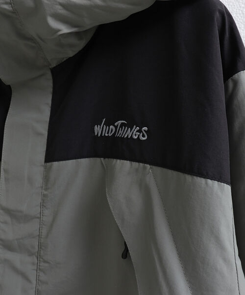 WILD THINGS（ワイルドシングス）の「【WILDTHINGS/ワイルドシングス】SUPPLEX NYLON CHAMOMIX JACKET シャモニージャケット マウンテンパーカー（マウンテンパーカー・メンズ・グレー/ブラック・X-LARGE/LARGE）」の15枚目の写真