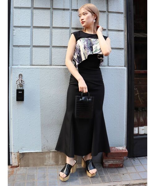 MURUA（ムルーア）の「ボディショッパーバッグ（ショルダーバッグ・レディース・アイボリー/ブラック/ライトグリーン・FREE）」の8枚目の写真