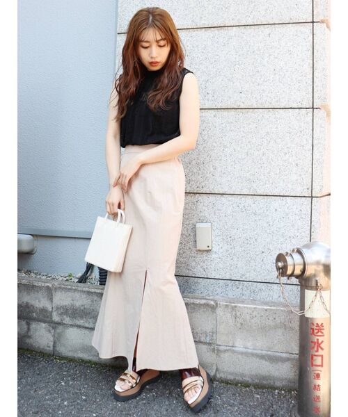 MURUA（ムルーア）の「ボディショッパーバッグ（ショルダーバッグ・レディース・アイボリー/ブラック/ライトグリーン・FREE）」の9枚目の写真