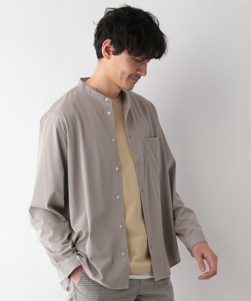 GLOBAL WORK（グローバルワーク）の「スマラクバンドカラーシャツ