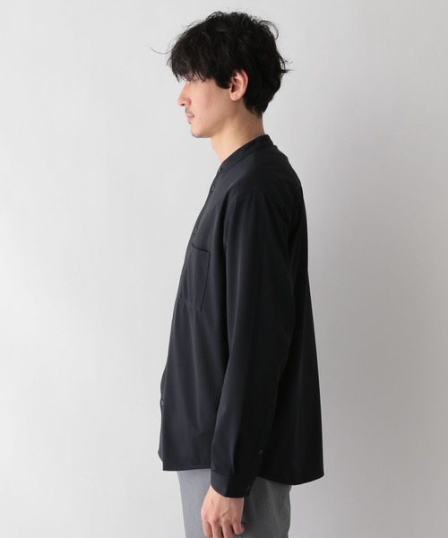 GLOBAL WORK(グローバルワーク)の「スマラクバンドカラーシャツ/266999(シャツ/ブラウス・メンズ・ネイビー/グレー/オフホワイト/その他・SMALL/MEDIUM/LARGE)」の17枚目の写真