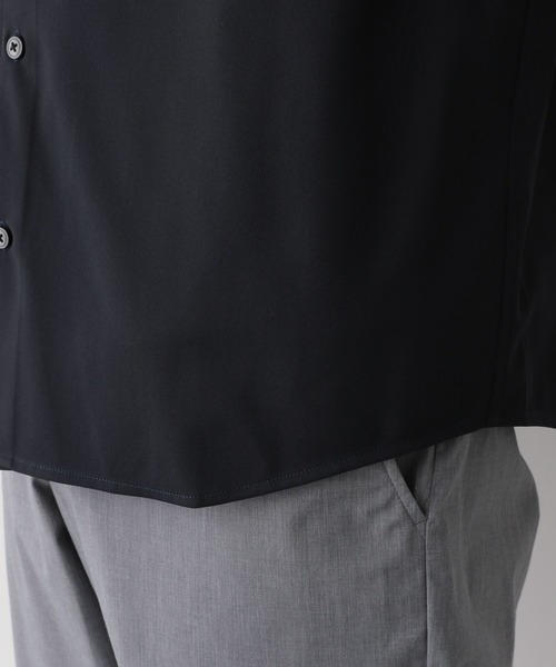 GLOBAL WORK(グローバルワーク)の「スマラクバンドカラーシャツ/266999(シャツ/ブラウス・メンズ・ネイビー/グレー/オフホワイト/その他・SMALL/MEDIUM/LARGE)」の20枚目の写真