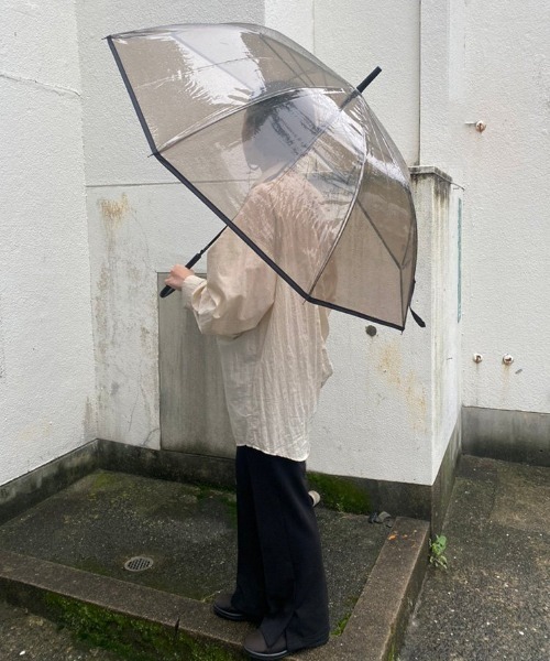 TODAYFUL（トゥデイフル）の「TODAYFUL(トゥデイフル) "Clear Umbrella"クリアアンブレラ/12211023（長傘・レディース・ブラウン・ONE SIZE）」の13枚目の写真