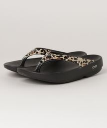OOFOS | OOFOS/ウーフォス　OOlala Luxe - Leopard Brown(サンダル)