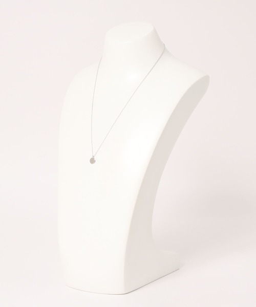 Geel（ギール）の「Geel/Silver925 プレーンサークルプレートネックレス（ネックレス・レディース・シルバー/ゴールド・FREE）」の9枚目の写真