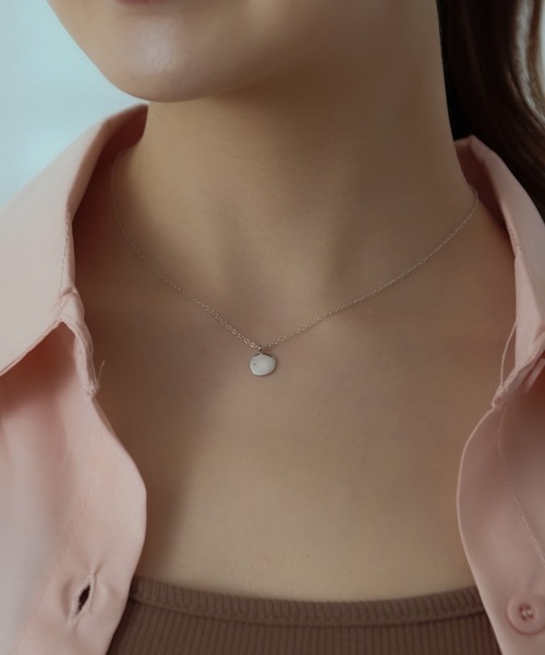 Geel（ギール）の「Geel/Silver925 プレーンサークルプレートネックレス（ネックレス・レディース・シルバー/ゴールド・FREE）」の12枚目の写真