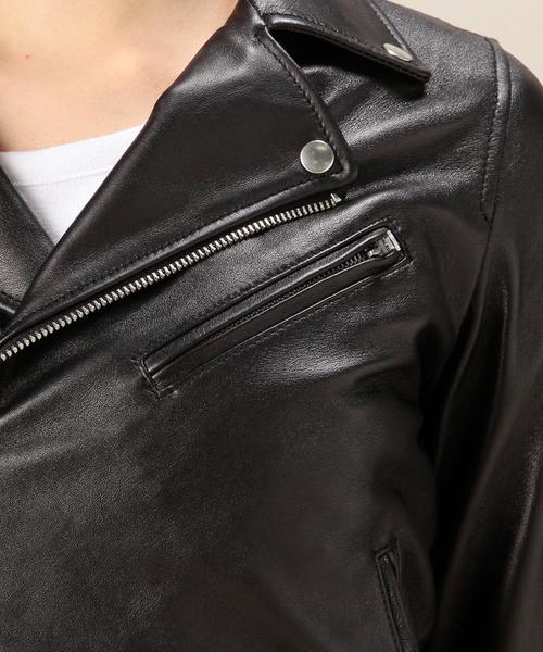 BEAUTY&YOUTH UNITED ARROWS(ビューティーアンドユースユナイテッドアローズ)の「BYBC ラムナッパレザーライダース ◆(ライダースジャケット・レディース・ブラック・SMALL/MEDIUM)」の11枚目の写真