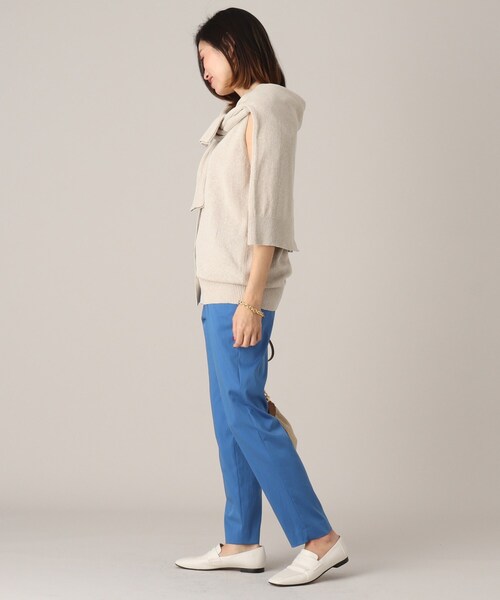 UNTITLED（アンタイトル）の「◆【通勤】ストレッチサテン テーパードパンツ＜洗える＞（その他パンツ・レディース・ライトブルー/ブラック/ライトベージュ/カーキ・44/46/48/42/00/01/02/03/04）」の21枚目の写真