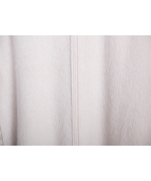 DISCOVERED（ディスカバード）の「DISCOVERED ディスカバード / ALPACA SHAGGY LONG COAT アルパカシャギーロングコート / DC-AW22-CO-02（チェスターコート・メンズ・ブラック/オフホワイト・1/3）」の10枚目の写真