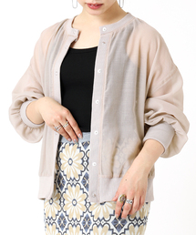 B.C STOCK | 2wayリングドットシアーブルゾン(ブルゾン)