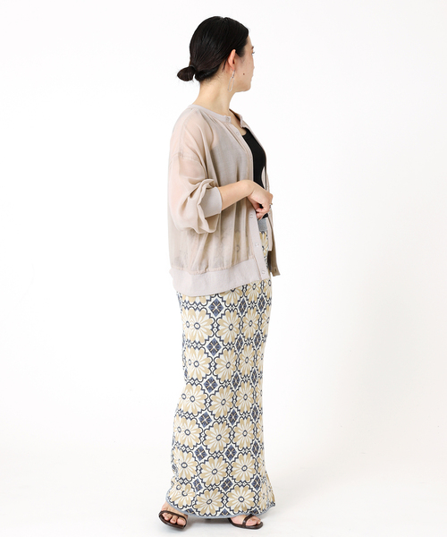 B.C STOCK(ベーセーストック)の「2wayリングドットシアーブルゾン(ブルゾン・レディース・ブラック/ベージュ/イエロー・FREE)」の20枚目の写真