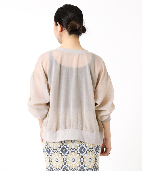 B.C STOCK(ベーセーストック)の「2wayリングドットシアーブルゾン(ブルゾン・レディース・ブラック/ベージュ/イエロー・FREE)」の22枚目の写真