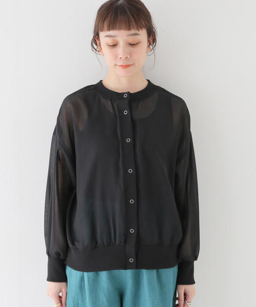 2wayリングドットシアーブルゾン（ブルゾン）｜B.C STOCK（ベーセー