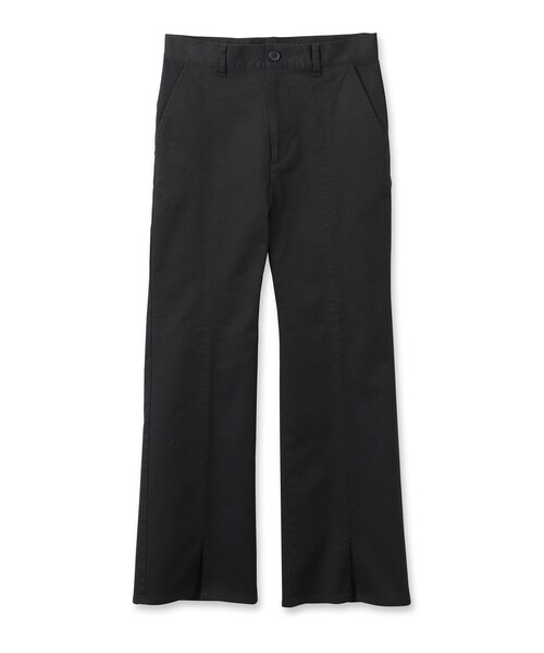 UNTITLED（アンタイトル）の「◆パワーストレッチツイル スリットパンツ（その他パンツ・レディース・ブラック/ベージュ・02/03/00/01/04/46/44/48/42）」の3枚目の写真