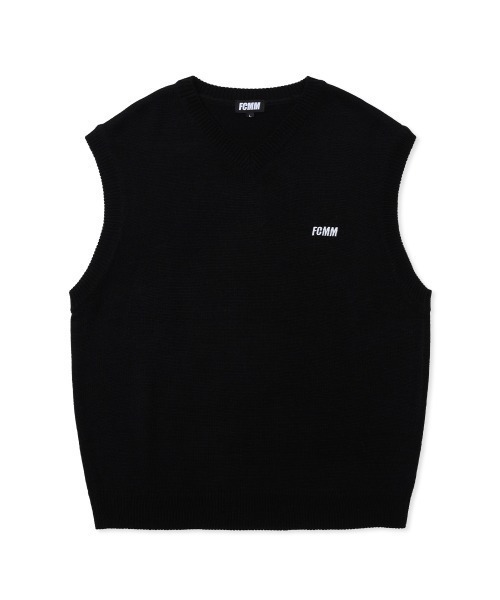 FCMM(エフシーエムエム)の「CLUB TEAM KINT VEST/クラブチームニットベスト(ベスト・メンズ・ネイビー/ブラック/グレー/ブラウン・MEDIUM/LARGE/X-LARGE)」の5枚目の写真